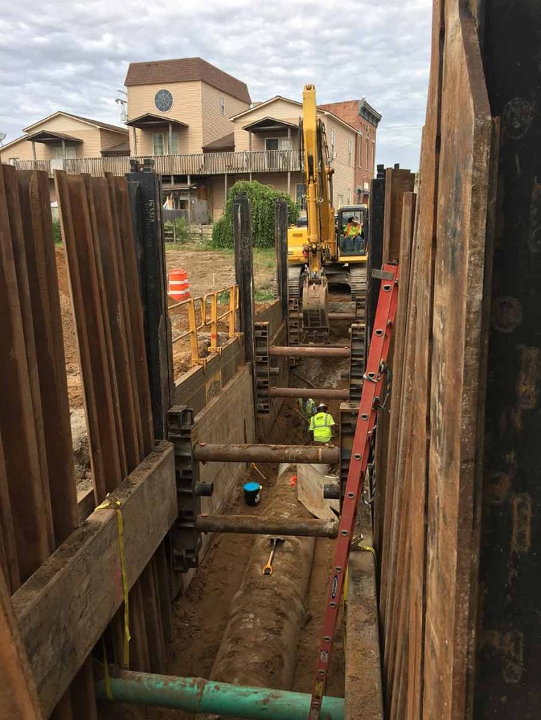 Keep Your Site & Crew Safe with a Slide Rail Shoring System Luby Shoring Services