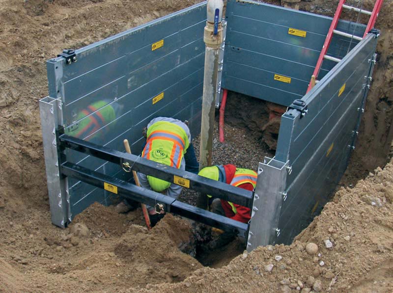 Build-A-Box Modular Aluminum Trench Shield System